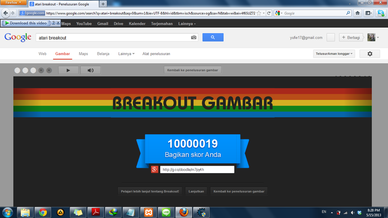 Breakout, Game Jadul yang Bisa Dimainin Lewat Google Image Search - Page 8  | KASKUS