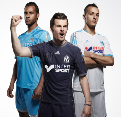 Jersey dengan bahan denim? Marseille 13/14