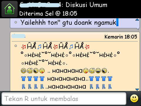 kalo cowok pake autotext tuh gimana menurut agan-agan? ( Blackberry User )