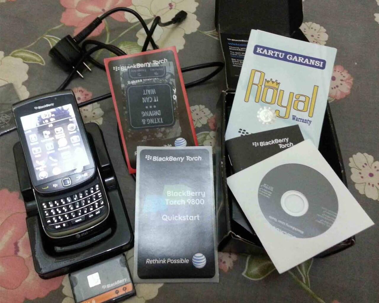 blackberry Torch 9800 Black Fullset