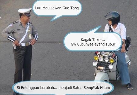 Kamen Rider Kena Tilang..Gimana Ceritanye...??