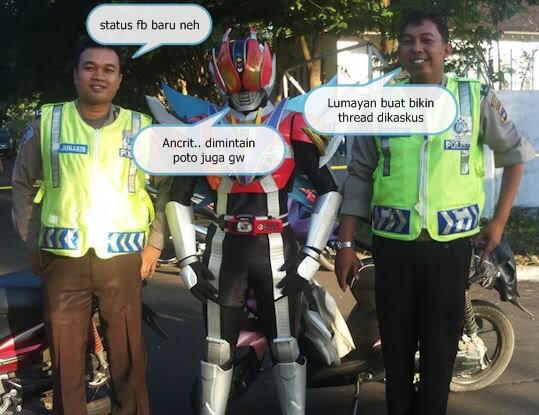 Kamen Rider Kena Tilang..Gimana Ceritanye...??