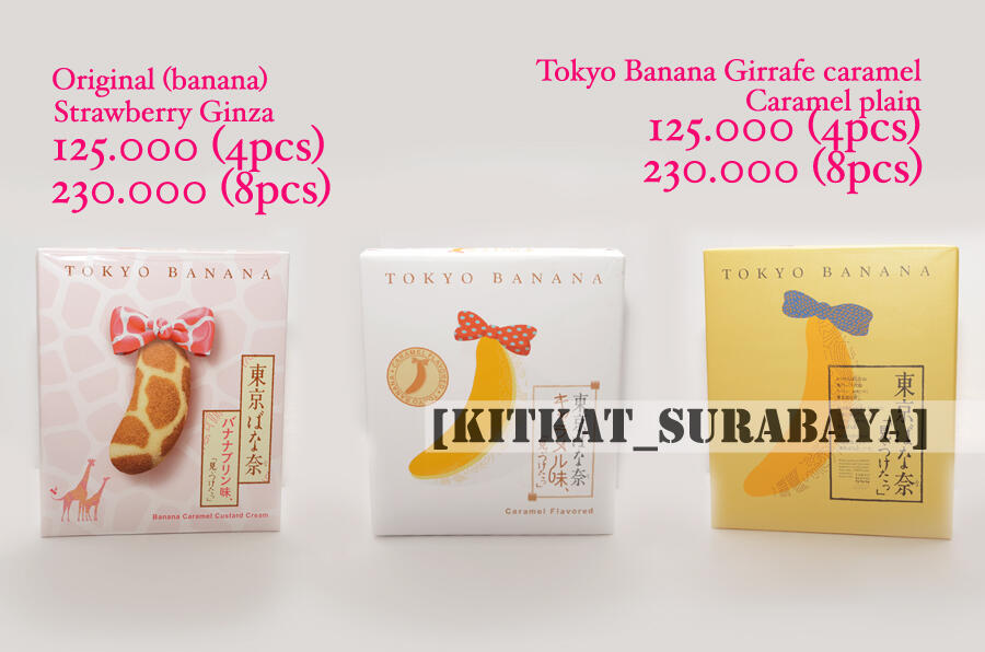 Jual Tokyo Banana mix 4 flavours dan 5 flavours CHEAP price