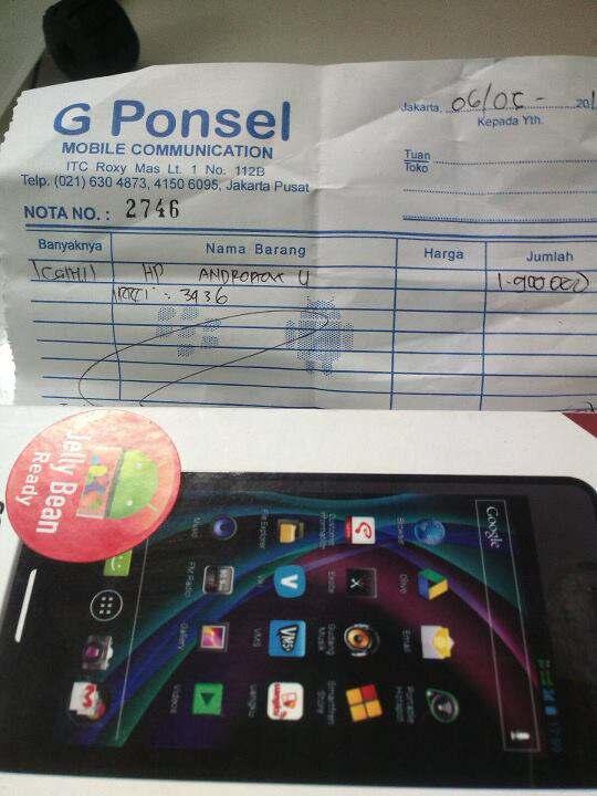 Dijual Smartfren Andromax U (Mint)