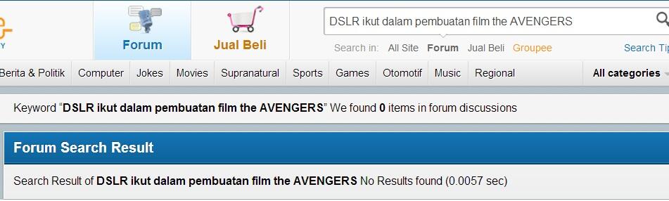 DSLR ikut dalam pembuatan film the AVENGER [#Photograp #shortmovie Masuk]
