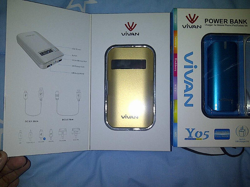 POWER BANK VIVAN Y05 dan IP-S06