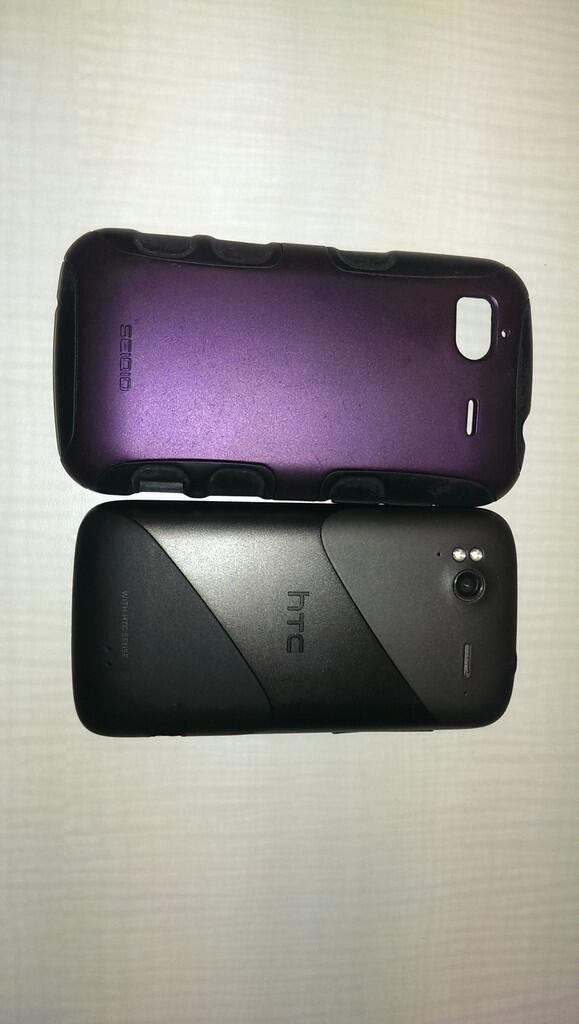 HTC Sensation Z710e bekas bonus docking & protective case Seidio asli