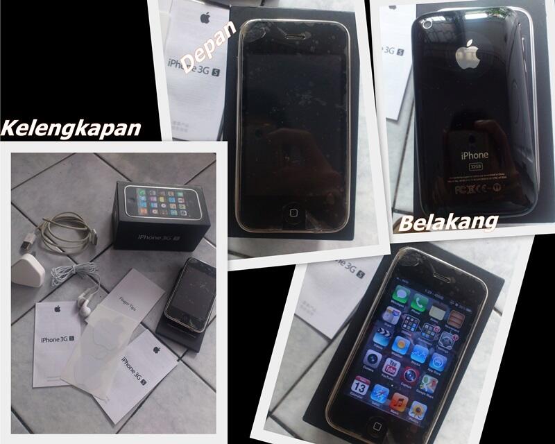 Iphone 3Gs Black 32GB (FU) Second 2,3 Jta NEGO
