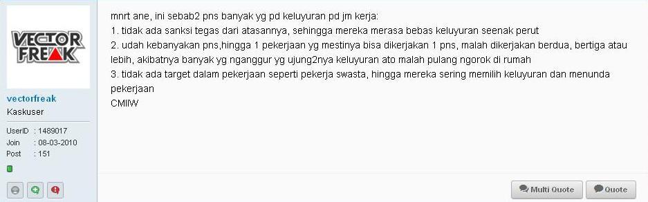 PNS hobi keluyuran akan dijadikan tukang parkir