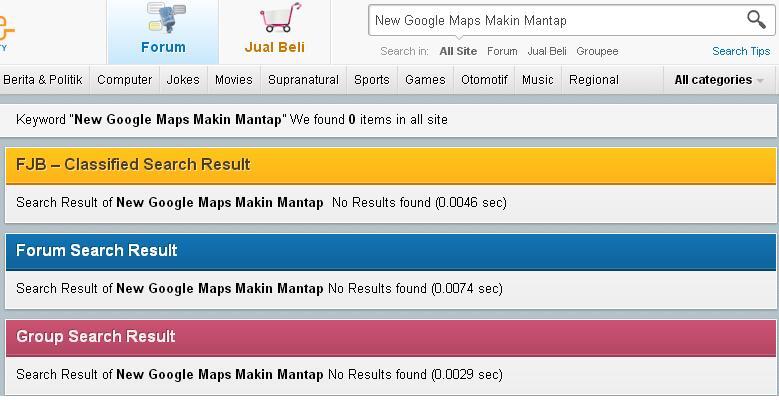 New Google Maps Makin Mantap