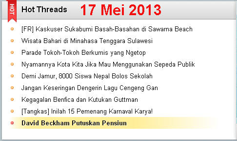 BREAKING NEWS: Beckham Pensiun