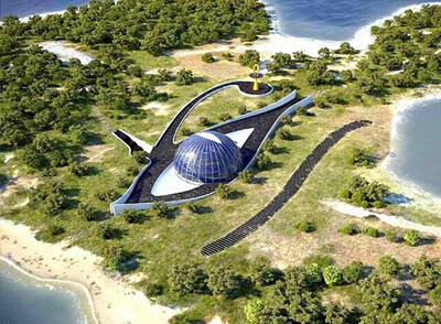 RUMAH ILLUMINATE BERBENTUK mata Horus DI Turki
