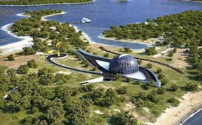 RUMAH ILLUMINATE BERBENTUK mata Horus DI Turki