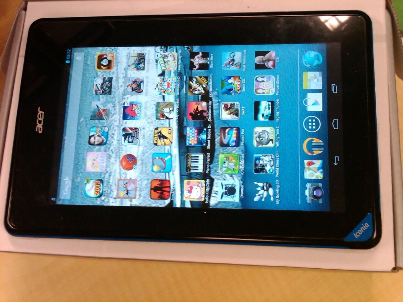 TABLET ACER ICONIA B1-A71 FULLSET GARANSI MLS *1,15JT*