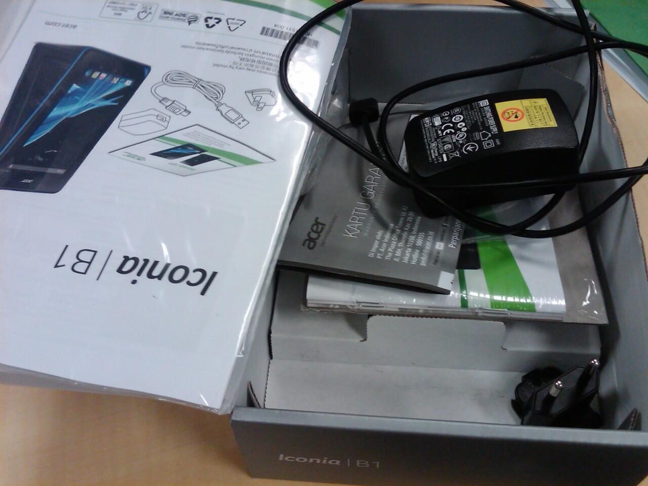 TABLET ACER ICONIA B1-A71 FULLSET GARANSI MLS *1,15JT*