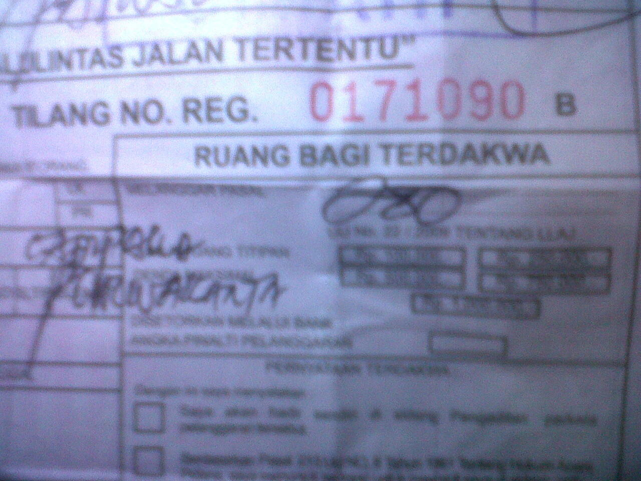 &#91;ask&#93; stnk motor hilang karna di tahan polisi