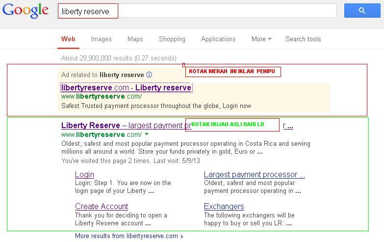 KENAPA LIBERTY RESERVE BISA KENA HACK . RAHASIANYA DISINI