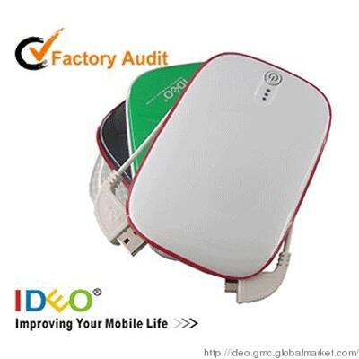 IDEO Power Bank 5500mAh Model IDEO-PB002 - White