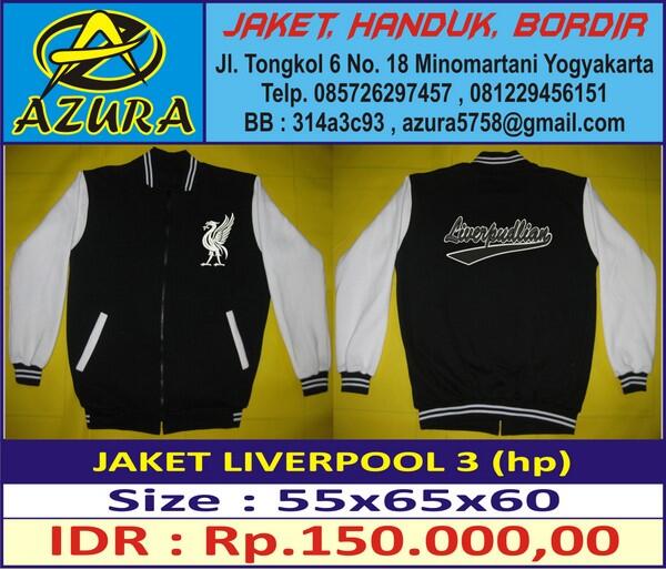 JAKET JAKET LIVERPOOL VARSITY BORDIR KOMPUTER