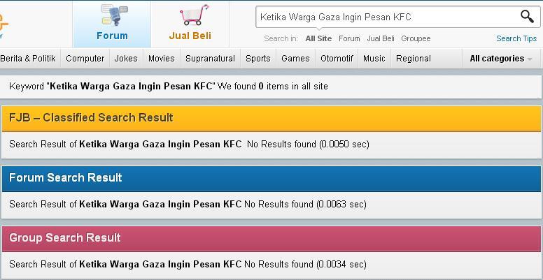 Ketika Warga Gaza Ingin Pesan KFC