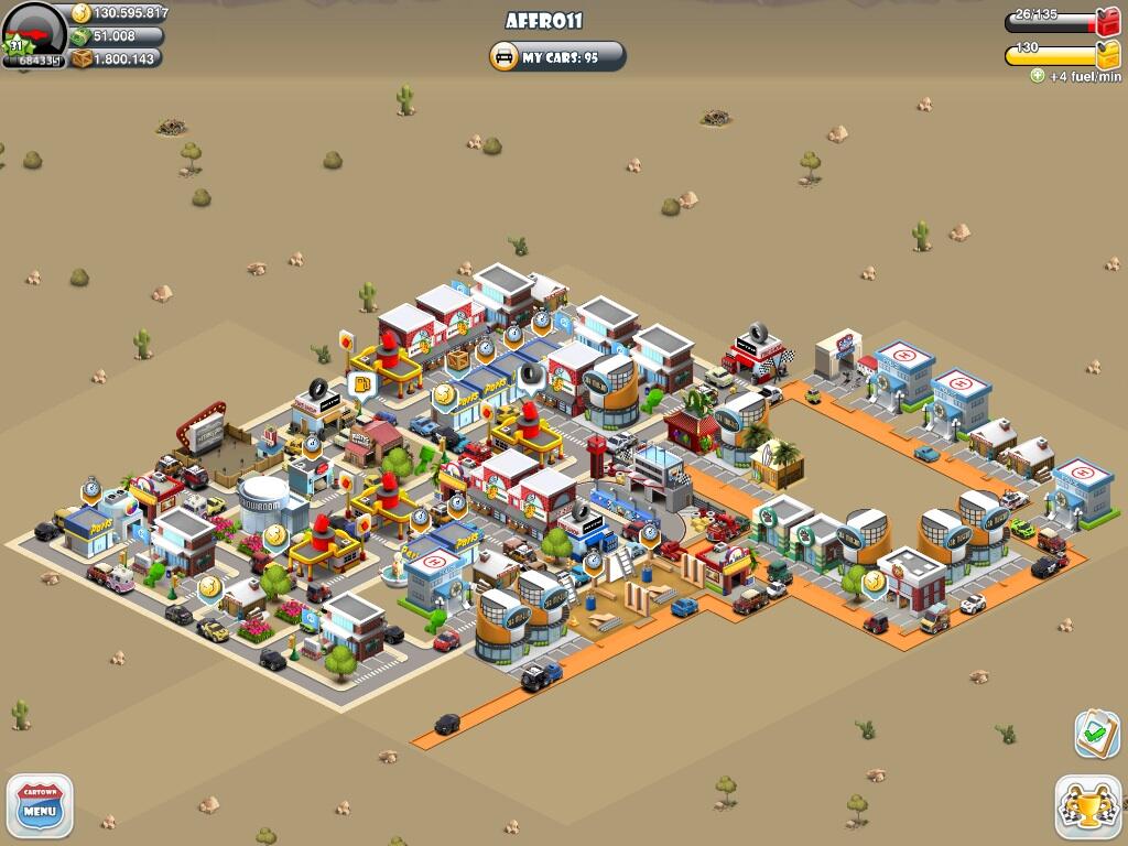 car town streets free play