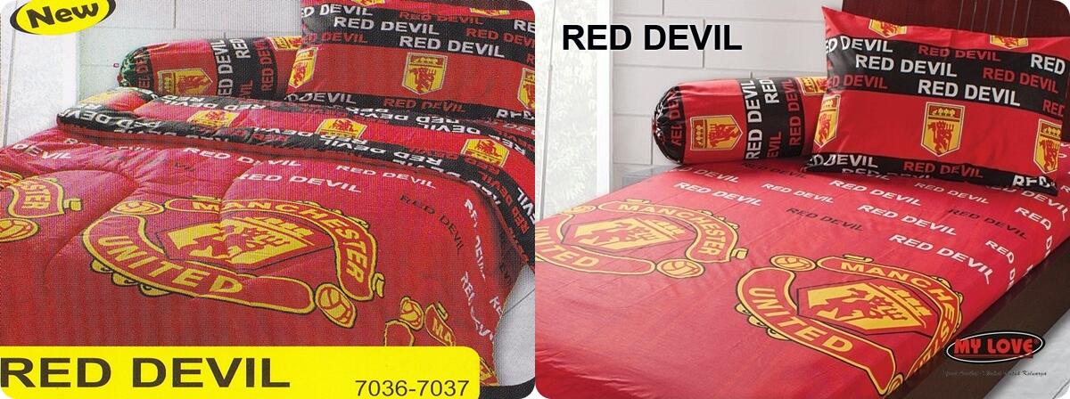 Manchester United sprei dan selimut