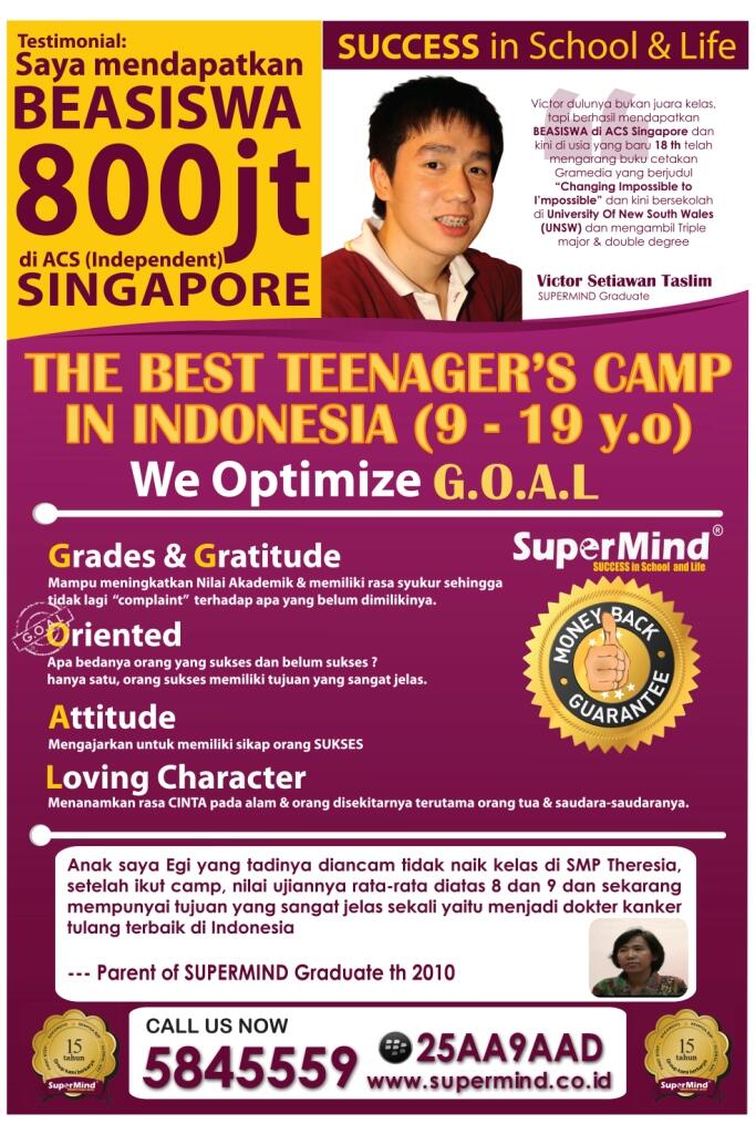 Supermind Camp (Camp Remaja Terbaik di Indonesia)