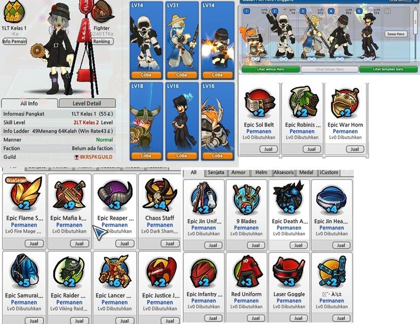 Wtb lost saga diamond 1 atau 2 atau barter dengan semua char saya