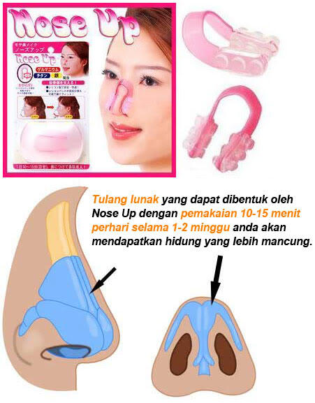 Hidung Mancung dalam 2 Minggu (alat pemancung hidung Original) Nose up Clipper Asli