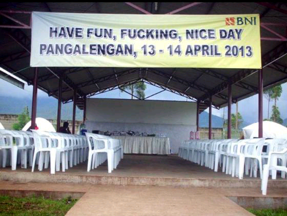 akibat salah ketik.