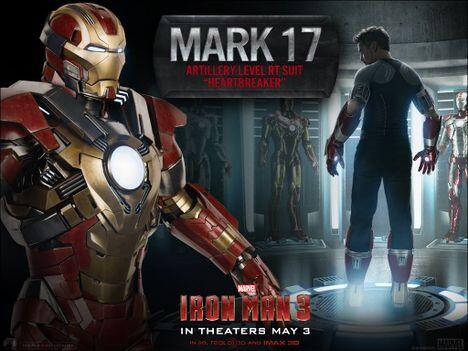 Armor/Suit Tony Stark Yang ada di Film Iron Man 3 gan !! Cekidot