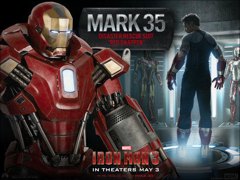 Armor/Suit Tony Stark Yang ada di Film Iron Man 3 gan !! Cekidot