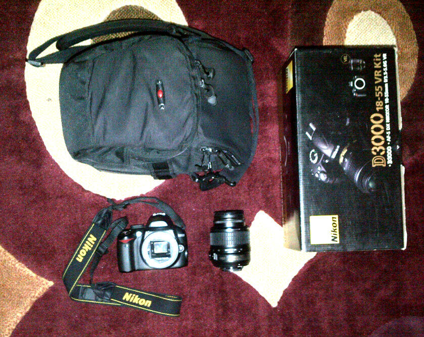 WTS Nikon D3000 VR 18-55 Kit 3 juta kurang, Bandung