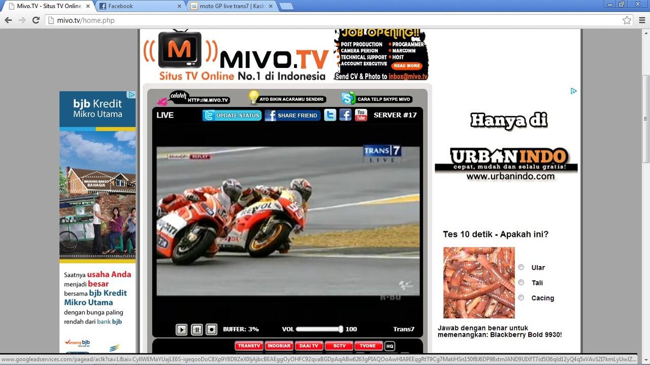 moto GP live trans7
