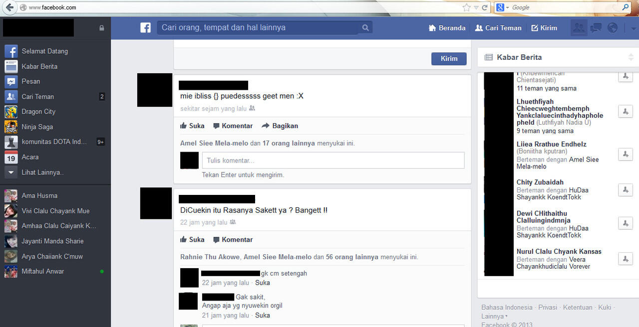 tampilan baru facebook