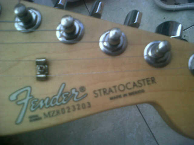Fender stratocaster serial number mz 50