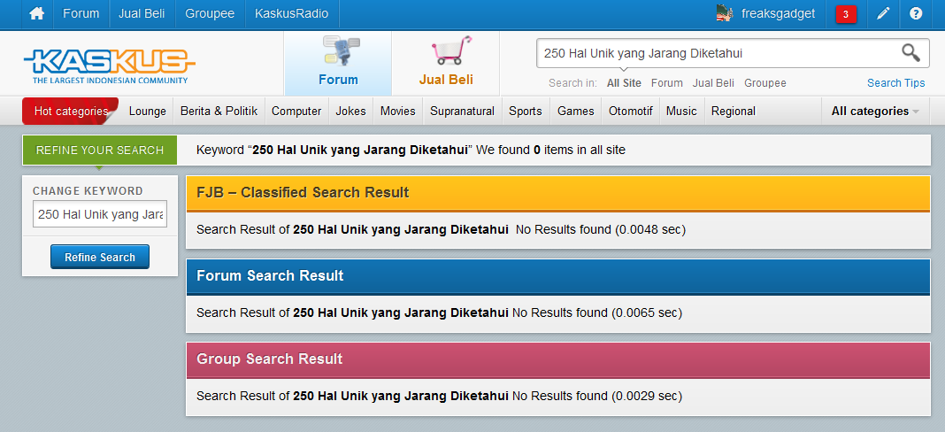 250 Hal unik yang jarang Diketahui