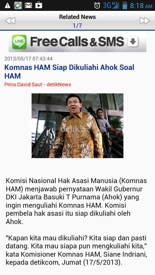 Komnas HAM siap dikuliahi Ahok soal HAM