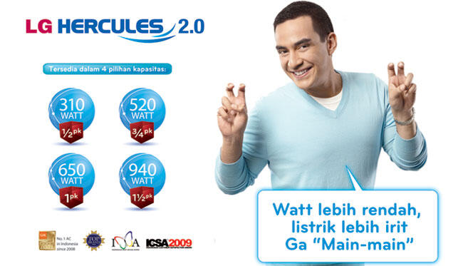 AC LG HERCULES MINI 05LPBX-R2 ! JAKARTA DEPOK BEKASI