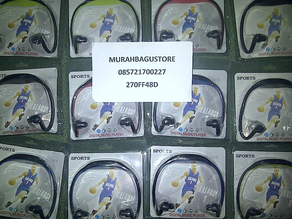 MP3 PLAYER SPORT PORTABLE RECHARGEABLE BONUS KABEL USB