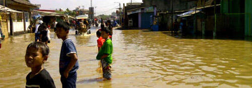 {2 Periode Jabar Dipimpin Aher} Hujan Deras, Sebagian Kab Bandung Direndam Banjir