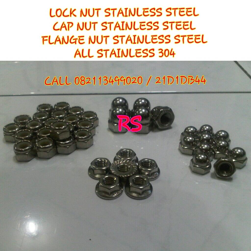 Terjual BAUT L STAINLESS STEEL FULLSET UNTUK BERBAGAI 