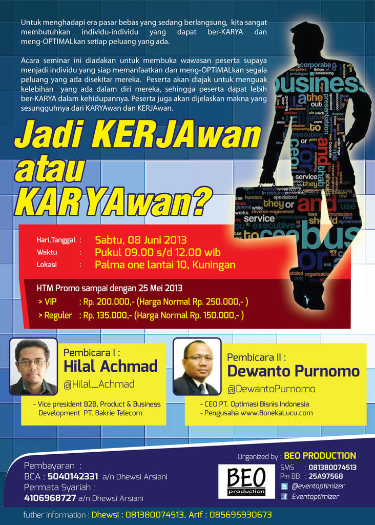 Jadi KERJAwan atau KARYAwan?