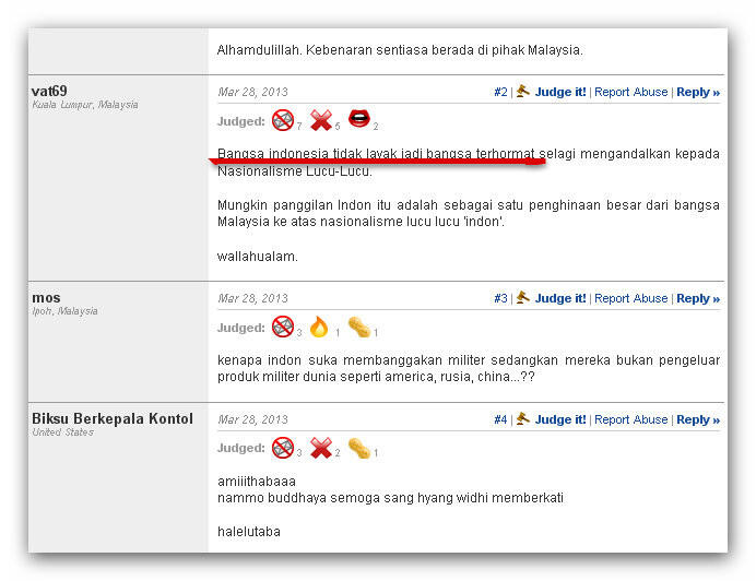 Malaysia Anggap &quot;Lucu&quot; Nasionalisme Bangsa indonesia