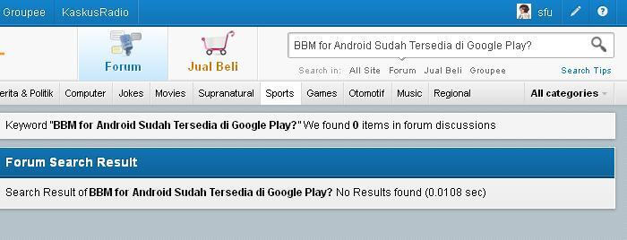 BBM for Android Sudah Tersedia di Google Play?