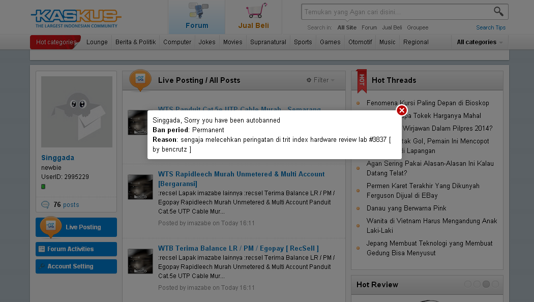 Momod dan Mimin mohon Masuk