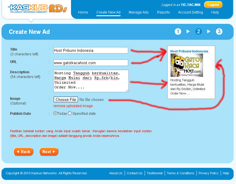 Kaskus Ads Tidak Professional