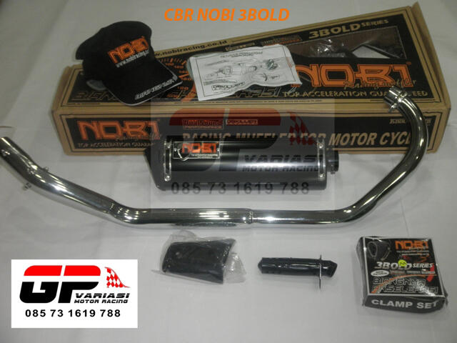 JUAL KNALPOT NOB1 (NOBI) 3 BOLD & NEO SS - HARGA OKE!! BARANG ASLI!!