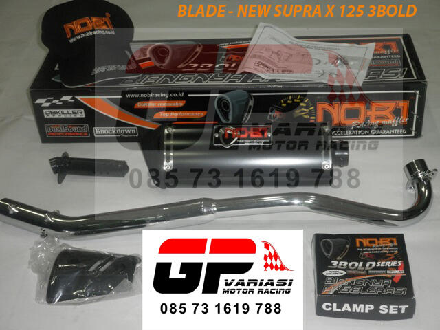 JUAL KNALPOT NOB1 (NOBI) 3 BOLD & NEO SS - HARGA OKE!! BARANG ASLI!!