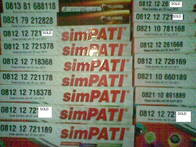 NOMOR CANTIK SIMPATI utk yg suka nomor HOKI